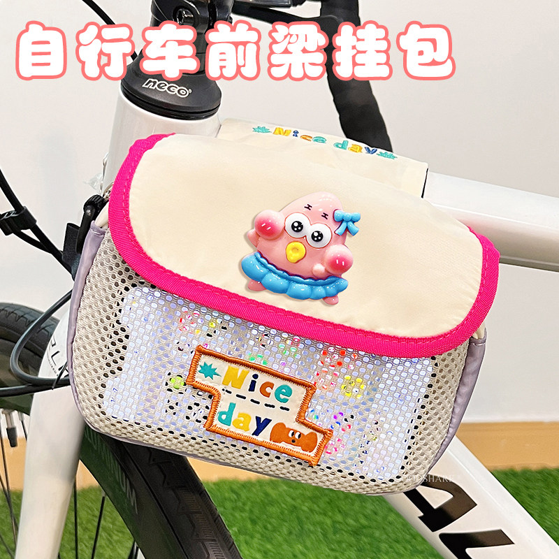 蜡笔小新自行车前梁包山地车手机图片