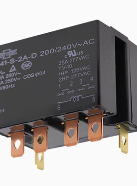 841-S-2A-D- 12VDC 24VDC 200/240VAC-25a 台湾松川空调继电器