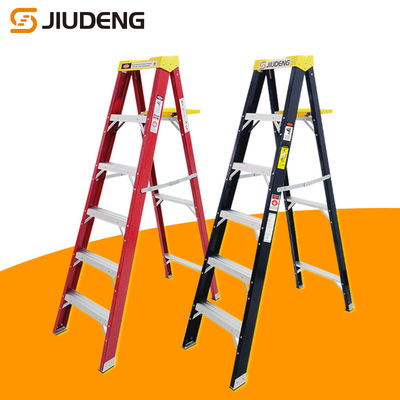 Jiudeng Factory Folding Fiberglass Pedestrian Ladder