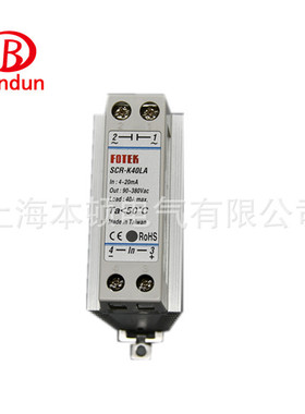 台湾FOTEK/阳明  全新原装  单相固态继电器SCR-K40LA