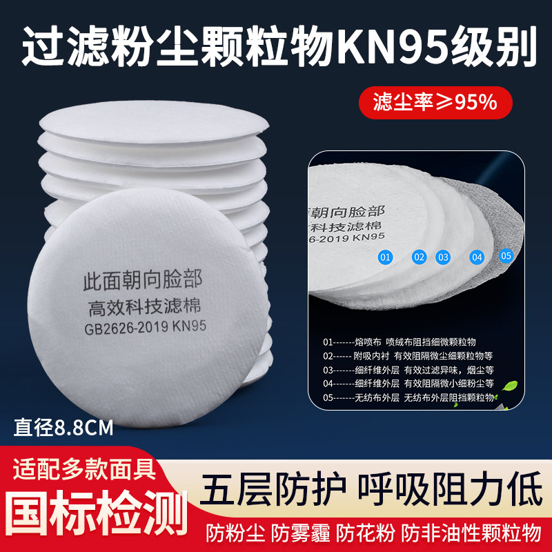 过滤棉加厚高效双重防护图片