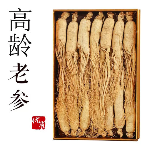 长白山人参6年白参根根挑选