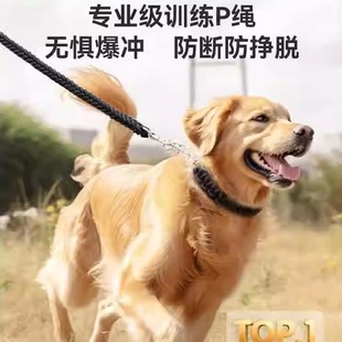 训狗神器狗狗牵引绳中型大型犬金毛狗绳子防咬断拉布拉多狗链子脖