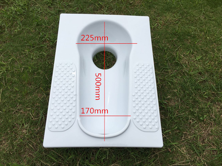 蹲坑大小便蹲便池卫生间大便器 家用塑料 臭临时蹲便器冲水箱套装