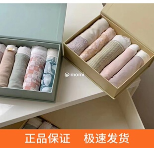 女 杜小宅棉柔时光盲袋内裤 女10条装 抑菌裆中高腰蕾丝舒适款 三角裤