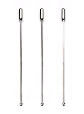 20个/包 白K胸针别针一字针扣针韩国圆头一字插针扣针90mm F5255