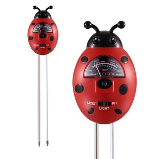 三合一土壤检测仪 瓢虫土壤测试湿度光照度酸碱度 园艺种植土壤仪