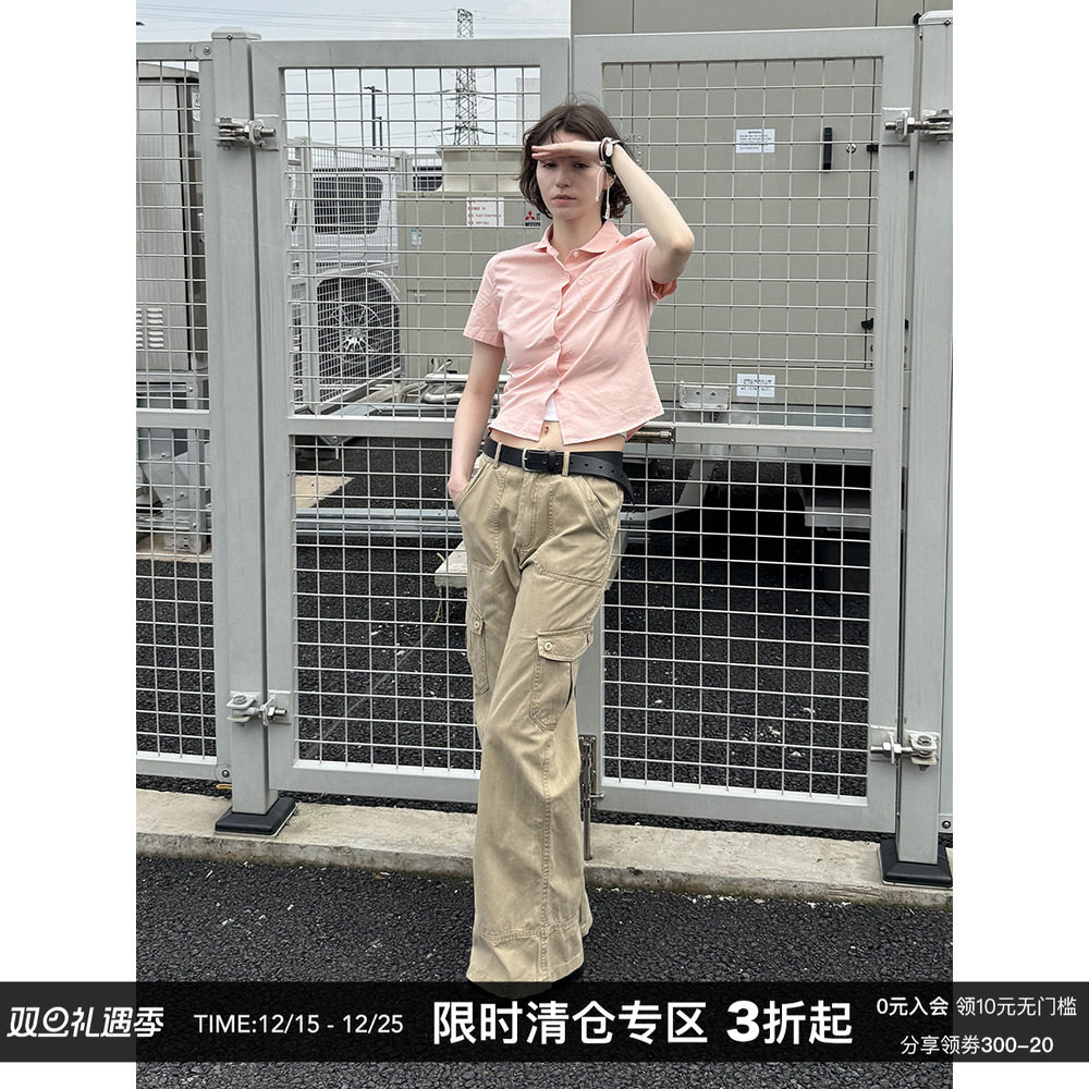 CountryMoment娃娃领短款衬衫