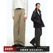 休闲裤 CountryMoment 复古基础斜侧缝直筒梭织工装 男女Cleanfit