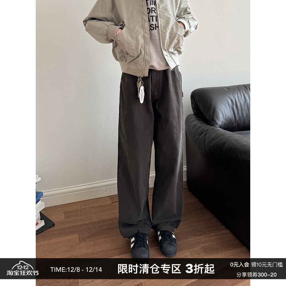 CountryMoment美式直筒工装裤