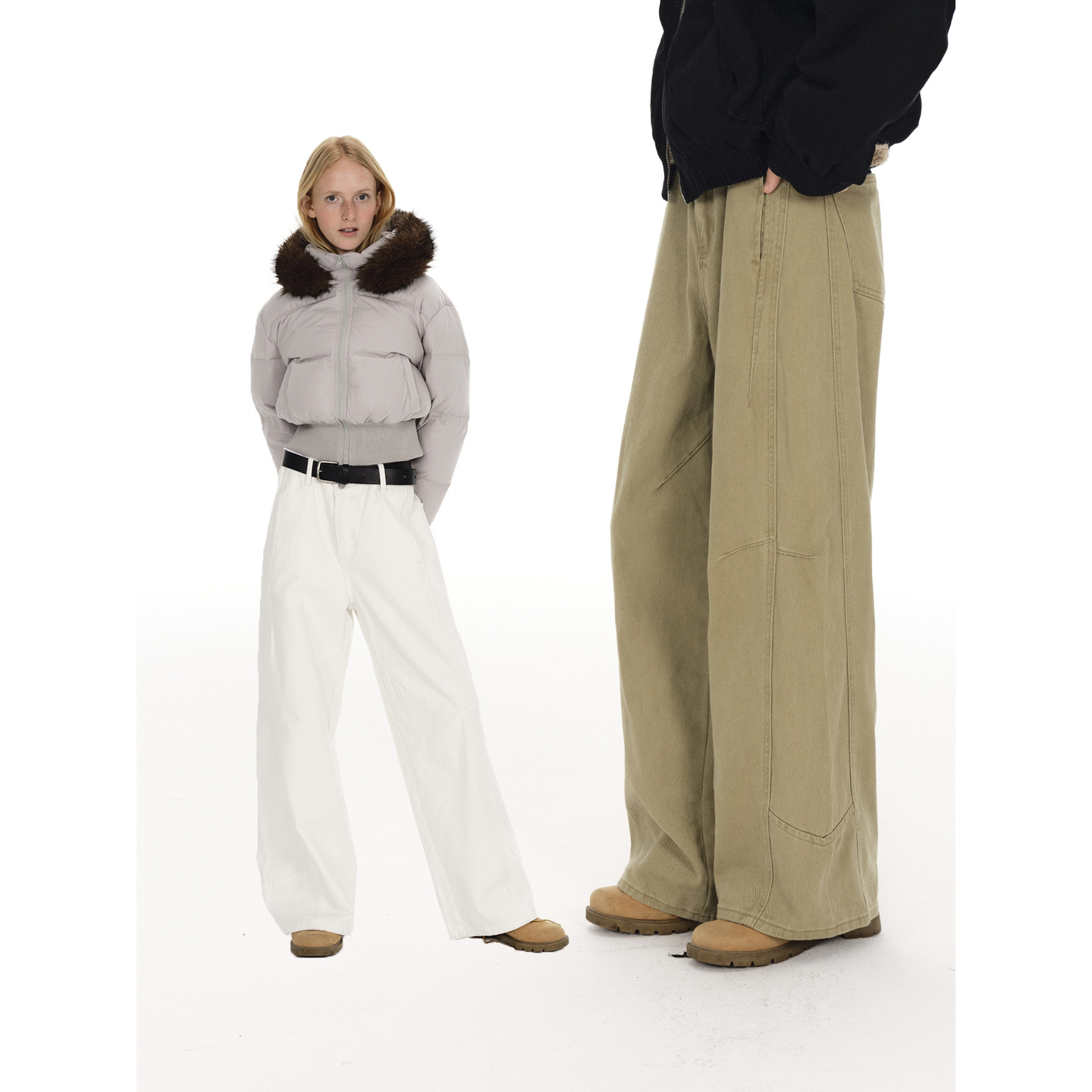 CountryMoment【男女同款】美式复古直筒宽松工装裤中腰休闲长裤