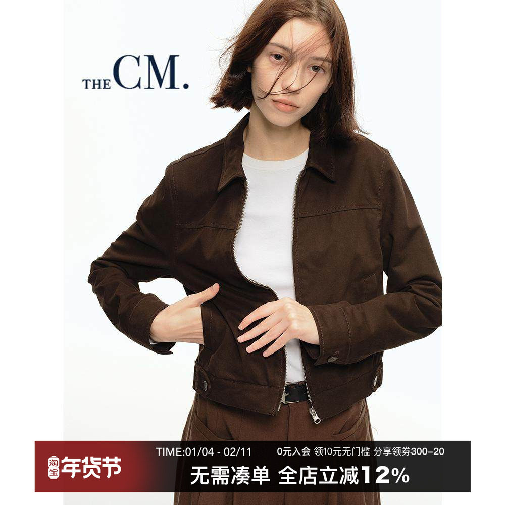 CountryMoment 复古正肩修身小版型开衫夹克男女Cleanfit短款外套,男装,夹克,淘宝优惠券,粉丝福利购,淘宝优惠卷