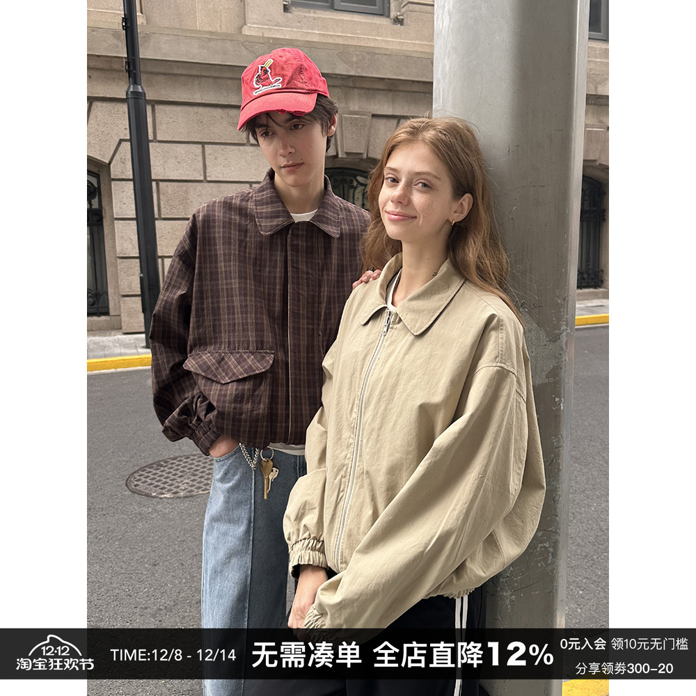 CountryMoment双面穿格纹外套