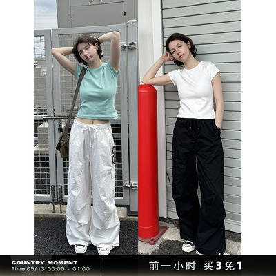CountryMoment修身正肩短袖T恤