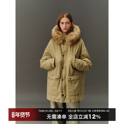 CountryMoment毛领派克服棉服