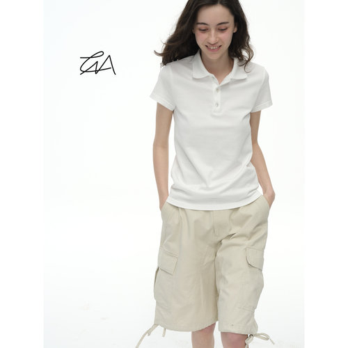 CountryMoment美式复古翻领短袖