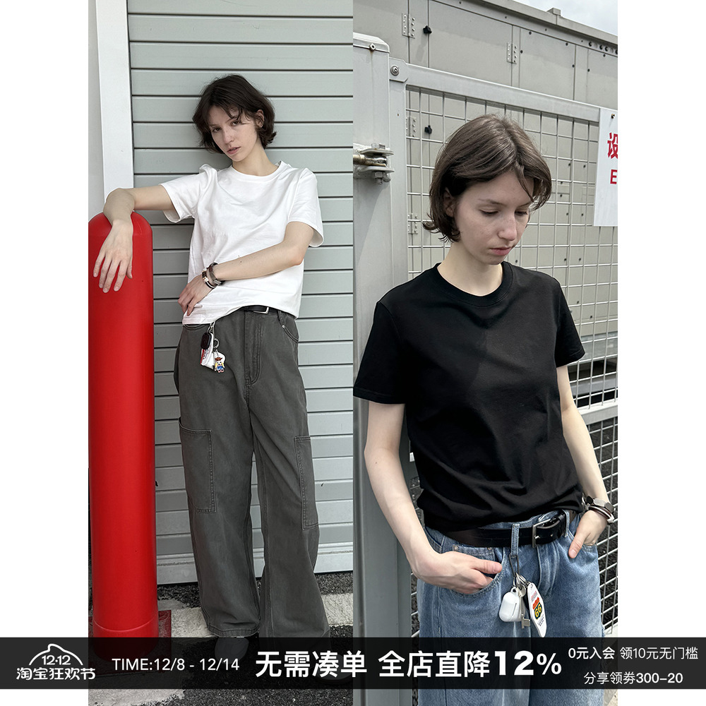 CountryMoment修身短款正肩T恤