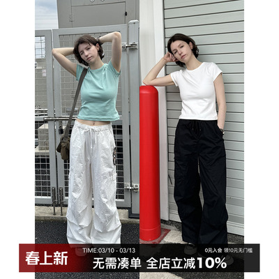 CountryMoment修身正肩短袖T恤