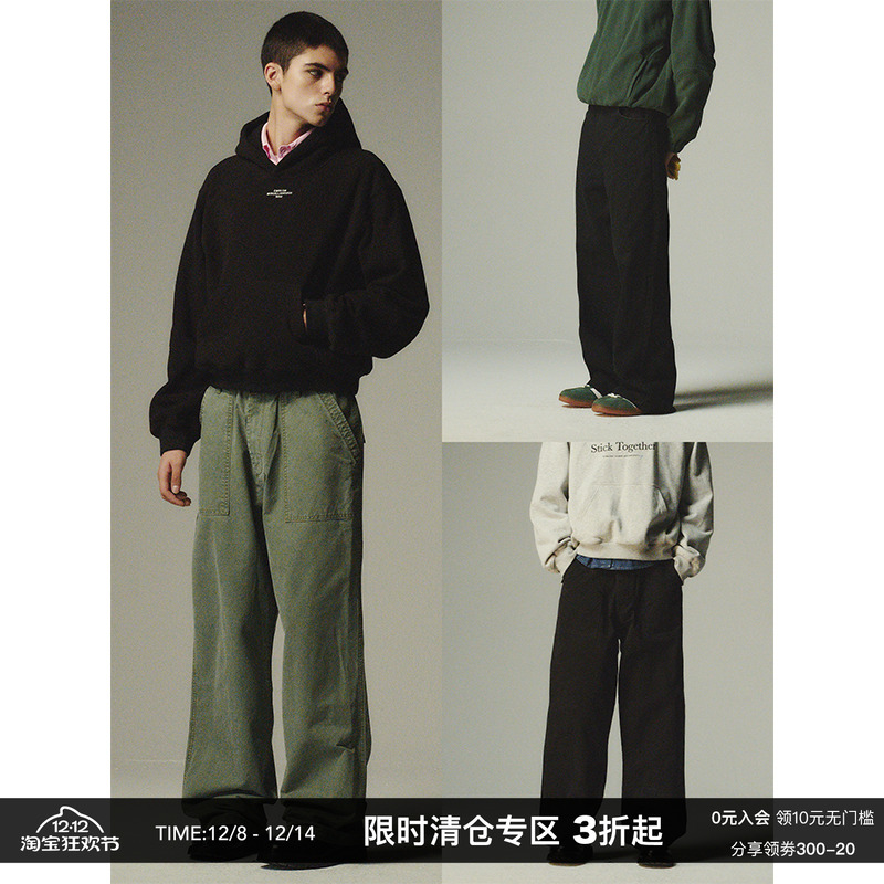 CountryMoment基础贴袋工装裤