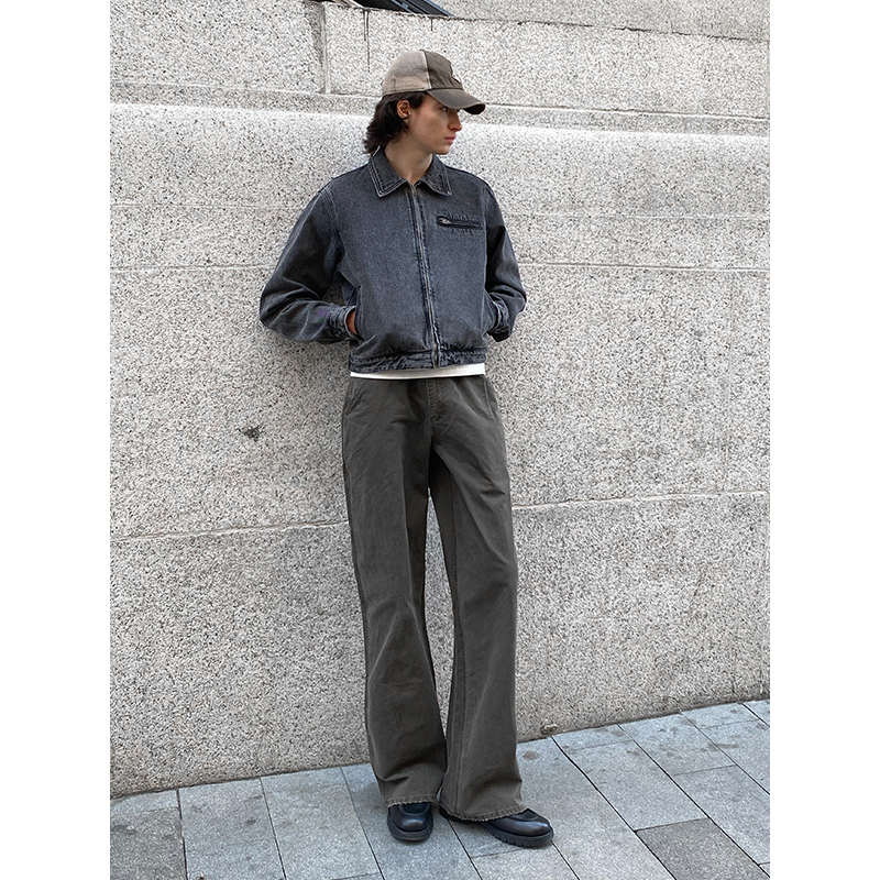 CountryMoment深棕复古工装裤