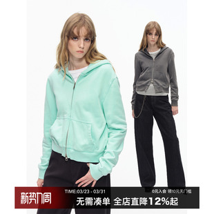 复古短款 CountryMoment 型美式 小版 卫衣cleanfit外套 男女同款