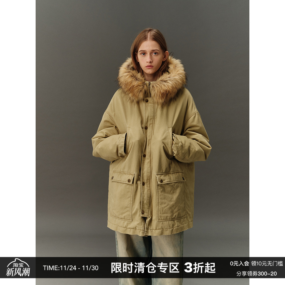 CountryMoment毛领派克服棉服