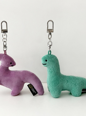 现货布几岛韩国授权joguman studio恐龙黑标毛绒挂件卡通钥匙扣萌