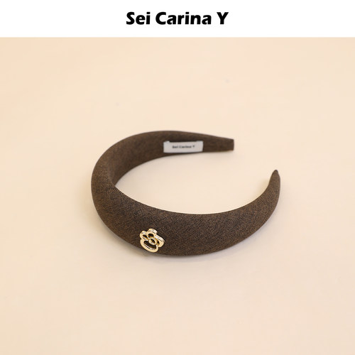 SeiCarinaY复古棕色海绵发箍