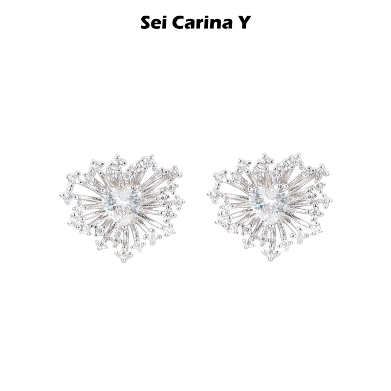 SeiCarinaY爱心星语耳钉
