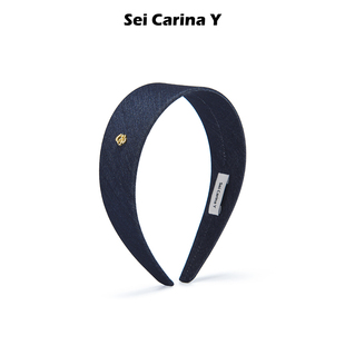 Sei Carina Y加宽版简约牛仔发箍女百搭时尚发饰头箍不勒头甜酷