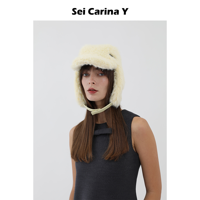 SeiCarinaY毛茸茸飞行帽