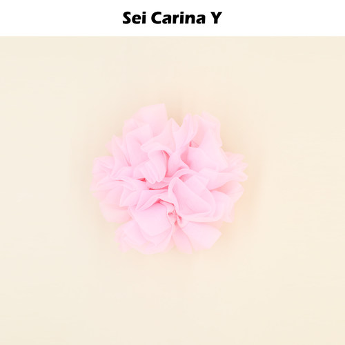 SeiCarinaY网纱褶皱花苞发圈