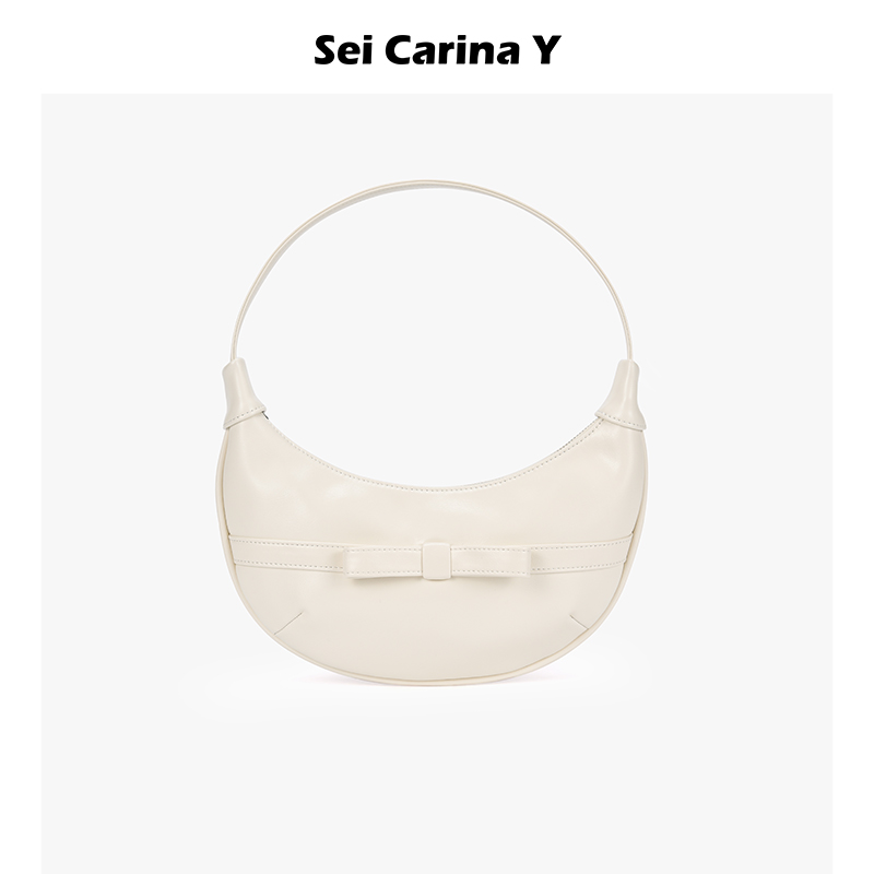 “shackles”蝴蝶结皮质手袋