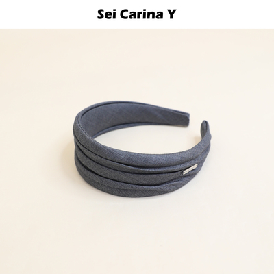 SeiCarinaY立体褶皱剪裁宽发箍