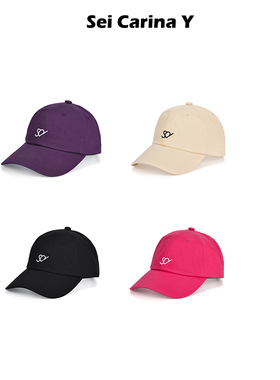 Sei CarinaY [杨紫同款]logo刺绣棒球帽女新款大宽檐鸭舌帽休闲