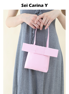 [7折]Sei Carina Ysummer princess蝴蝶结公主钻链包手提版女百搭