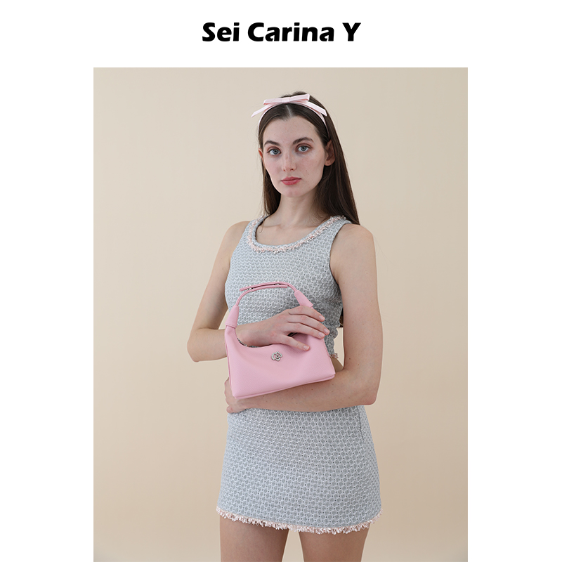 SeiCarinaY皮质饭盒手提包