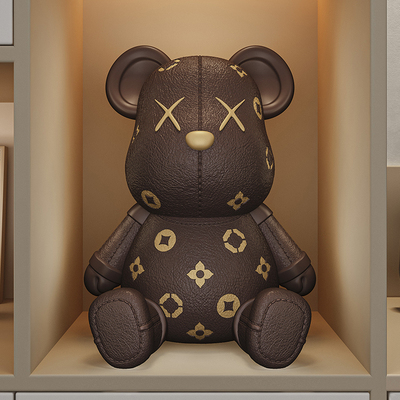 暴力熊客厅摆件存钱罐可进可出电视柜台面轻奢上档次桌面家居饰品