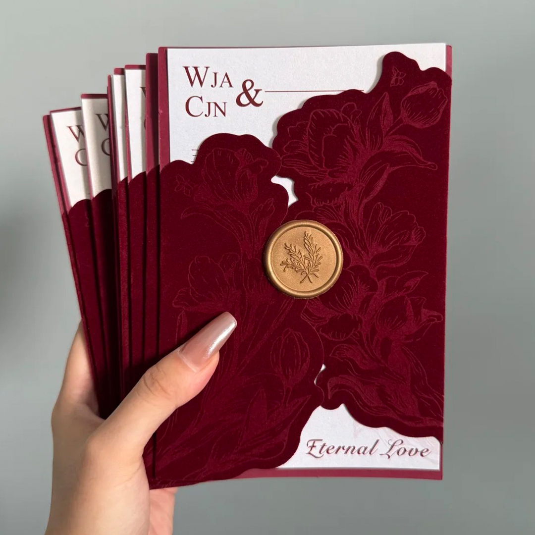 喜帖结婚专用请柬定制创意婚礼喜宴请帖打印高级感简约大气邀请函