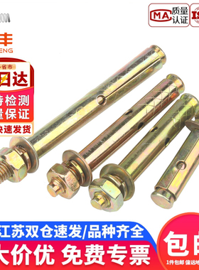 外膨胀螺丝6mm拉爆螺丝钉爆炸涨管螺钉膨胀螺栓国标M6M8M10M12M20