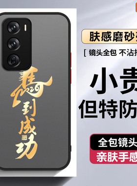 适用opporeno12手机壳新款12Pro防摔肤感Reno11保护套超薄11Pro散热高级感10新年创意10Pro+时尚磨砂马上发财