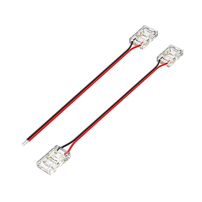 cob灯带免焊接头贴片卡扣12V24V连接线低压焊线转接L型中间对接头