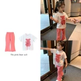 Нарукавники для отдыха, комплект, летняя одежда для девочек, дышащие шорты, штаны, в корейском стиле, короткий рукав, рукава фонарики