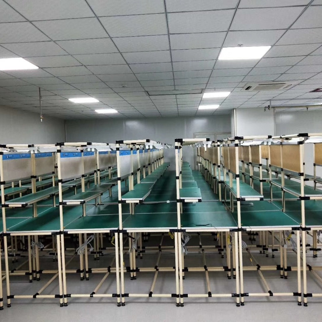 精益生产线 U型生产线 柔性生产拉线 精益管工作台 电子生产线