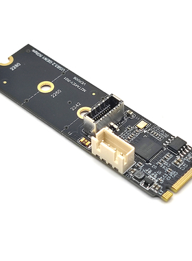 M.2 NVME转TYPE-C前置A-KEY 20PIN TYPE-E扩展USB3.2转接卡5Gbps