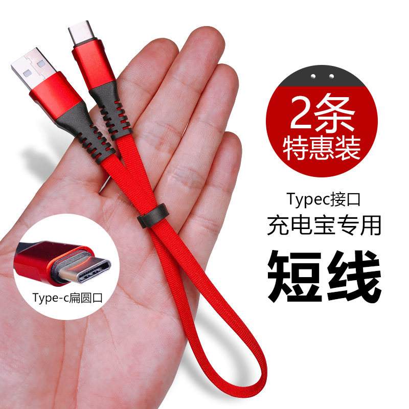 Type-c数据线短款25厘米带收纳