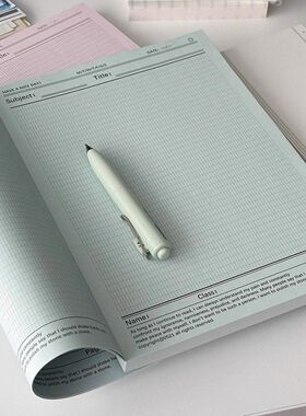 韩系ins拍纸本b5方格可撕小清新便签单词日记摘抄本子