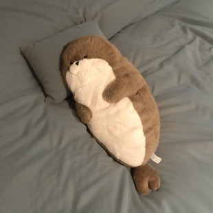 可爱海豹毛绒玩具女生床上睡觉抱枕玩偶夹腿抱枕公仔娃娃生日礼物