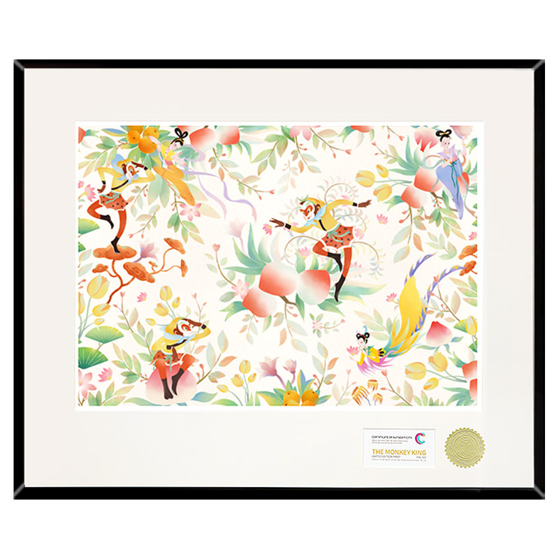 上美影 大闹天宫波普风版画艺术家用装饰沙发海报墙面壁画房间