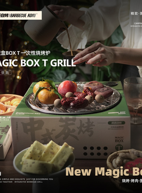 阿丢围炉煮茶炭炉家用室内烧烤烤肉户外一次性烧烤炉露营碳烤炉